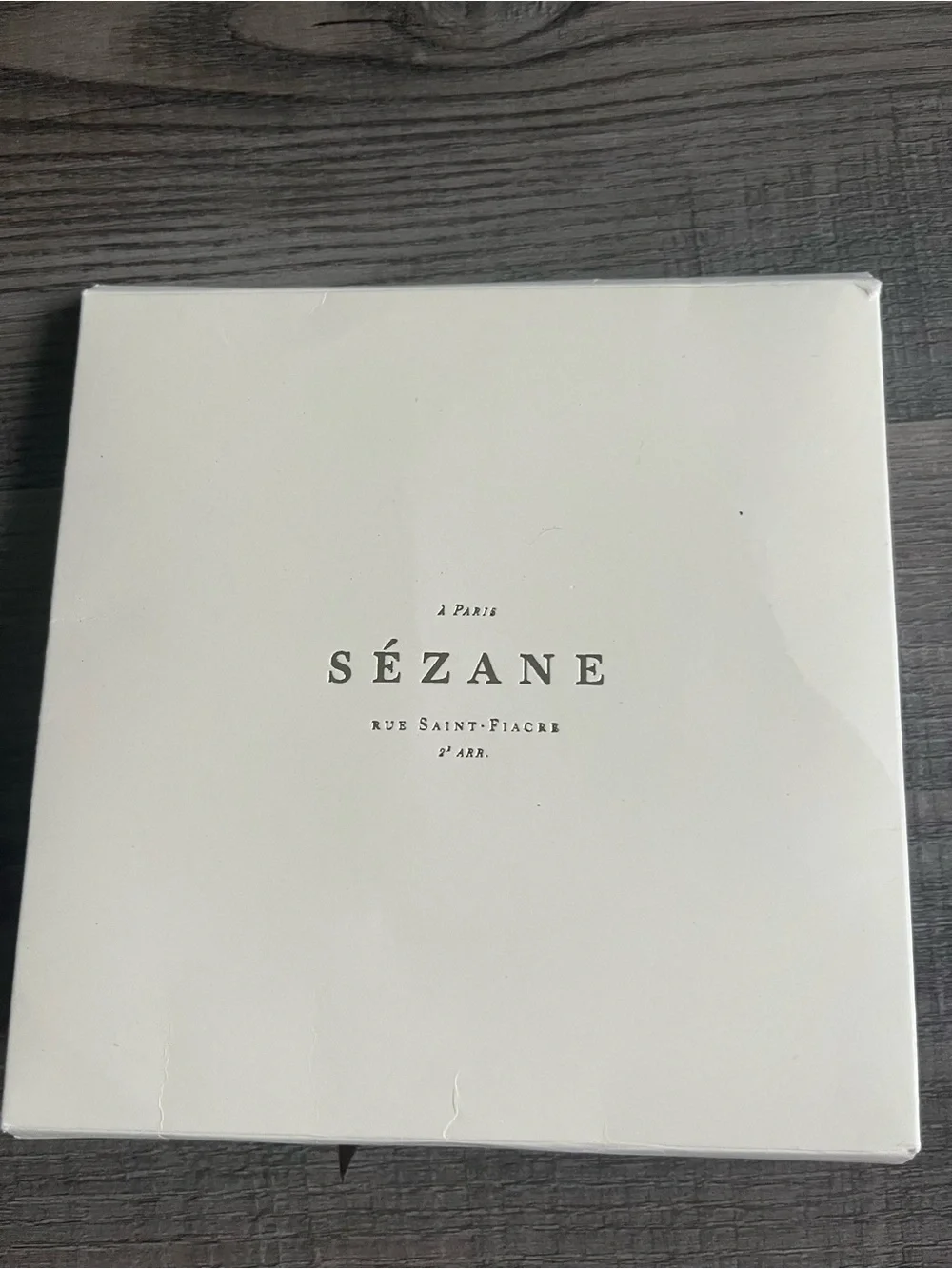 NWT Sezane Le Foulard Scarf, brown floral